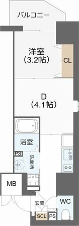 東淀川駅 徒歩5分 10階の物件間取画像